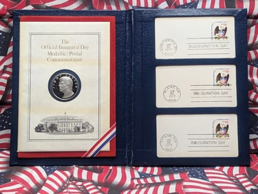 1977 Jimmy Carter Inaugural Day Medal .999 Fine Silver 20 Grams, Medallic/Postal Commemorative Coin