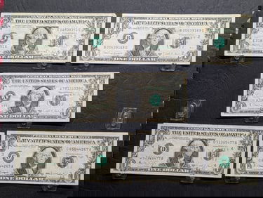 (5) 1988-A One Dollar FRN's