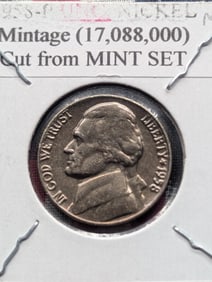 1958-P Jefferson Nickel, UNC