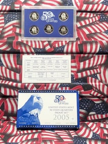 2005-S US Mint 50 State Quarter Proof Set. OGP