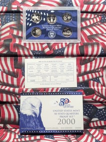 2000-S US Mint 50 State Quarter Proof Set. OGP