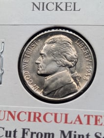 1938-S Jefferson Nickel, UNC
