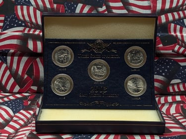 2003 State Quarter set in airtight and case