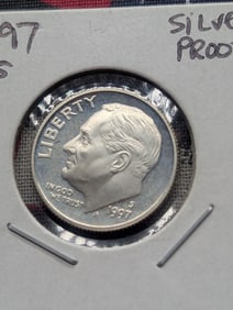 1997-S Roosevelt Dime, 90% Silver Proof