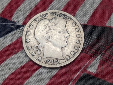 1909 Barber Quarter