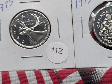 Canada 1975 Quarter and Half Dollar