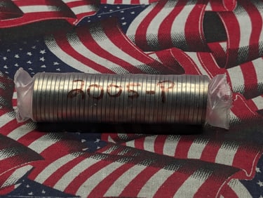 2005-P Jefferson Nickels Ocean in View, Shrink-Wrapped Roll for Banks