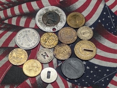 13 Various Tokens US & Foreign