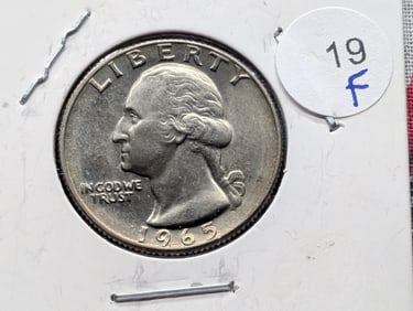 1965 Washington Quarter - DDR “QUARTER DOLLAR?? (#216)