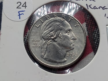 2023-P Washington Quarter Edith Kanaka’Ole - Reverse Die Chips (#36)