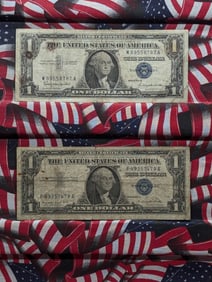 1957A & 1957B $1 "Silver" Certificate