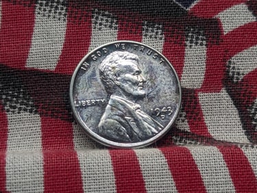 ERROR 1943-D Steel Lincoln Wheat Cent WRMP 023 Coneca RPM 22