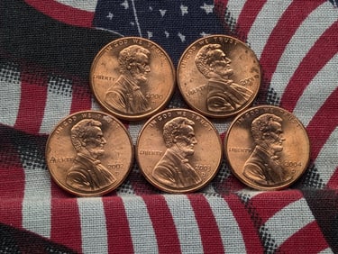 2000 - 2004 Lincoln Memorial Cents Brilliant Uncirculated