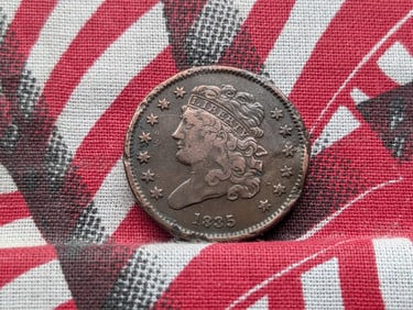1835 Classic Head Half cent, Scarce