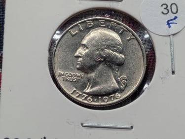 1976-P Washington Quarter - DDR “QUARTER DOLLAR??, “E PLURIBUS UNUM?? (#162)