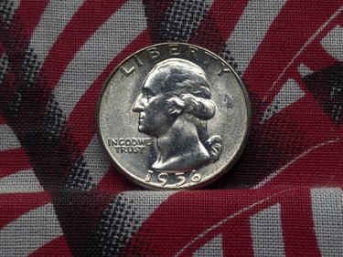 1956-P Washington Quarter, 90% Silver
