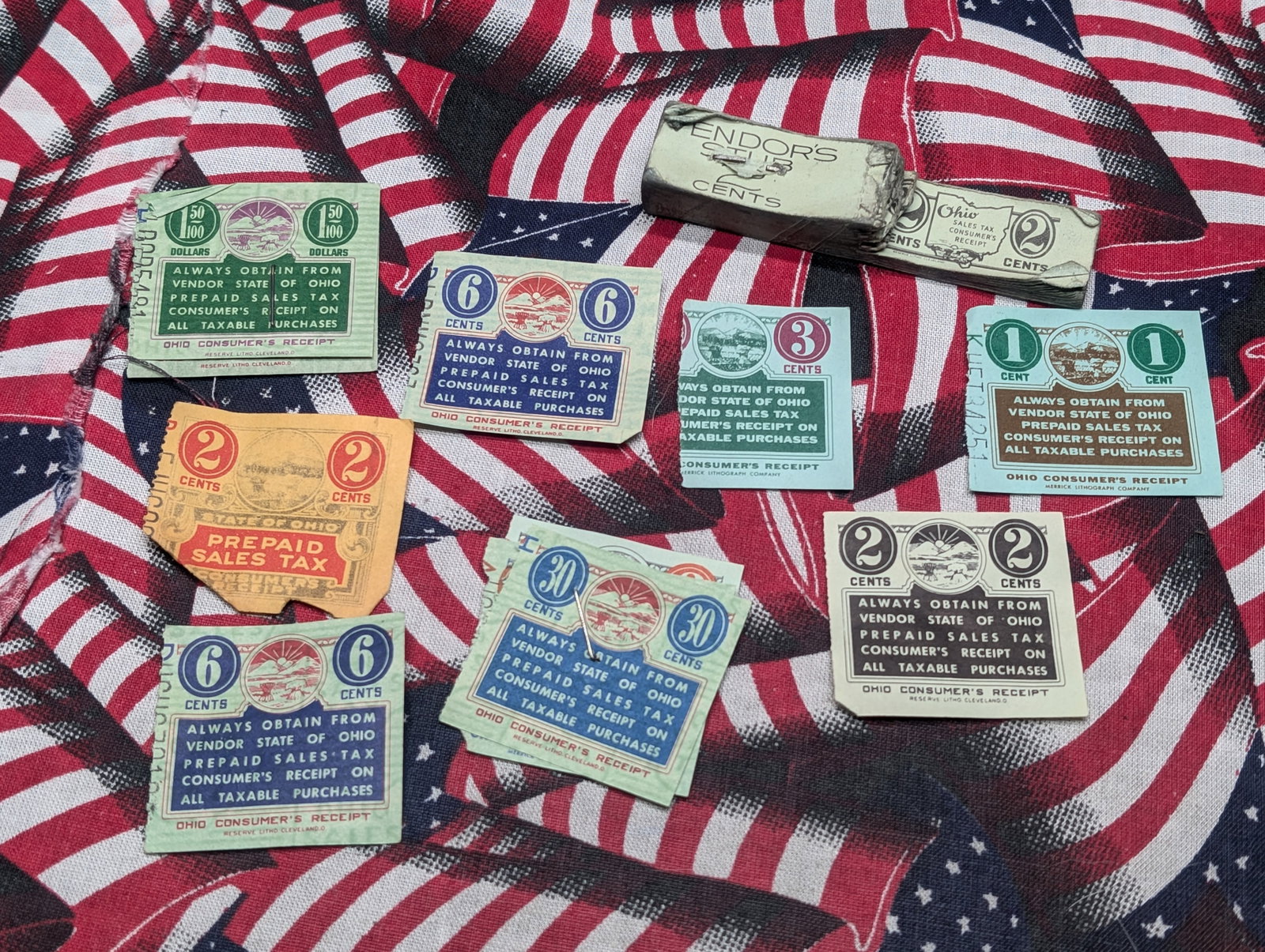 Misc Tax Stamps From the 1930's & 1940's: Misc Tax Stamps From the 1930's & 1940's