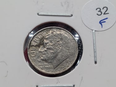2019-P Roosevelt Dime Reverse Stamped over large Die Chip (#217)