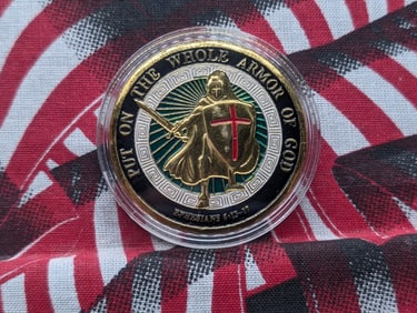 Armor Of God Token, New, No Gold or Silver, Novelty