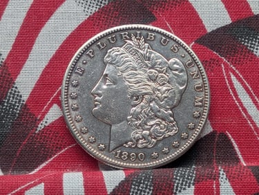 1890-S Morgan Silver Dollar.