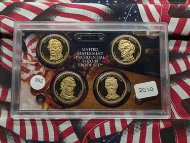 2010-S U.S. Mint Presidential $1 "Proof" set