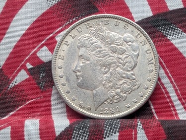1889 Morgan Silver Dollar.