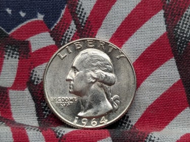 1964-D 90% "Silver" Washington Quarter