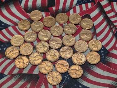 30-1930's, Lincoln Wheat Cents
