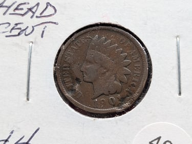 1901 Indian Head cent