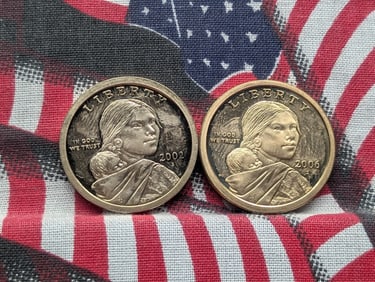2002-S & 2006-S Proof Sacagawea Dollars Uncirculated