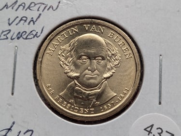 2008-P Martin Van Buren Presidential Dollar