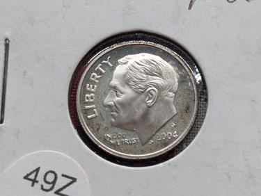 2004-S "Silver" Proof Roosevelt Dime