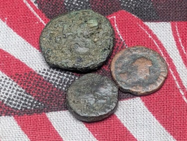 3, 367-375 AD, Ancient Roman Coins, Over 1,600 years old