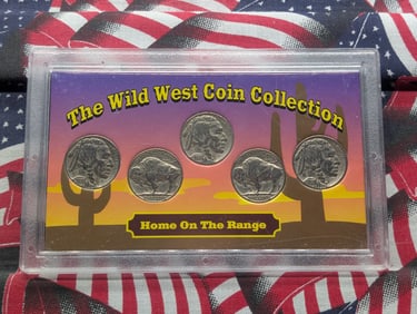 The Wild West Coin Collection Home on the Range Indian Head Coins Set