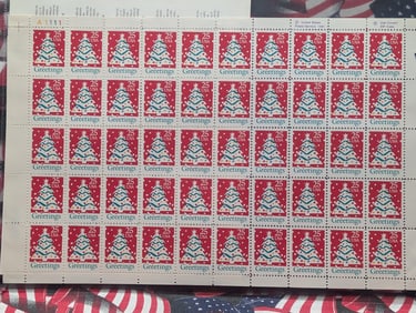 (2) Full Sheets U.S. Postage Stamps, All Mint, Original Gum, Never Hinged