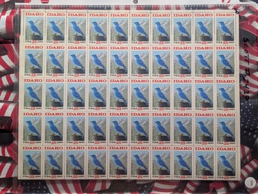 (2) Full Sheets U.S. Postage Stamps, All Mint, Original Gum, Never Hinged