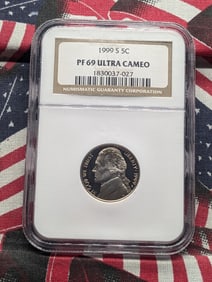 1999-S Nickel NGC Proof 69 Ultra Cameo Coin