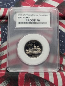2000-S South Carolina Quarter Proof 70 by PCC