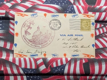 1933 First Flight Cachet