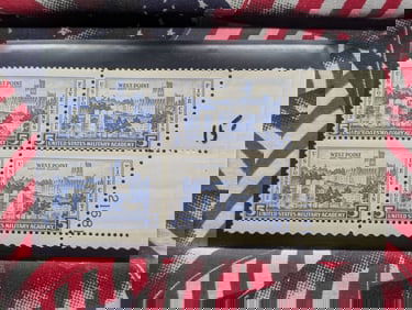One Plate Block Valuable Stamps, All Mint, Original Gum, Never Hinged