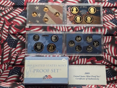 2009-S U.S. Mint Proof Set. 18 Coins.