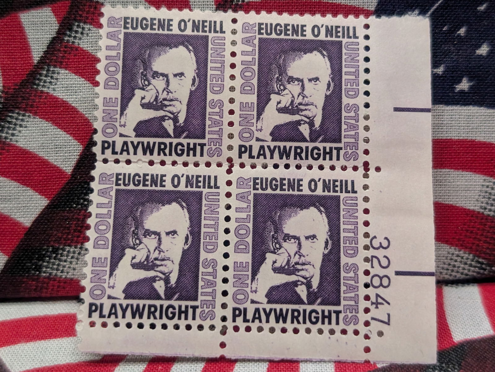 One Plate Block Valuable Stamps, All Mint, Original Gum, Never Hinged (1 of 2)