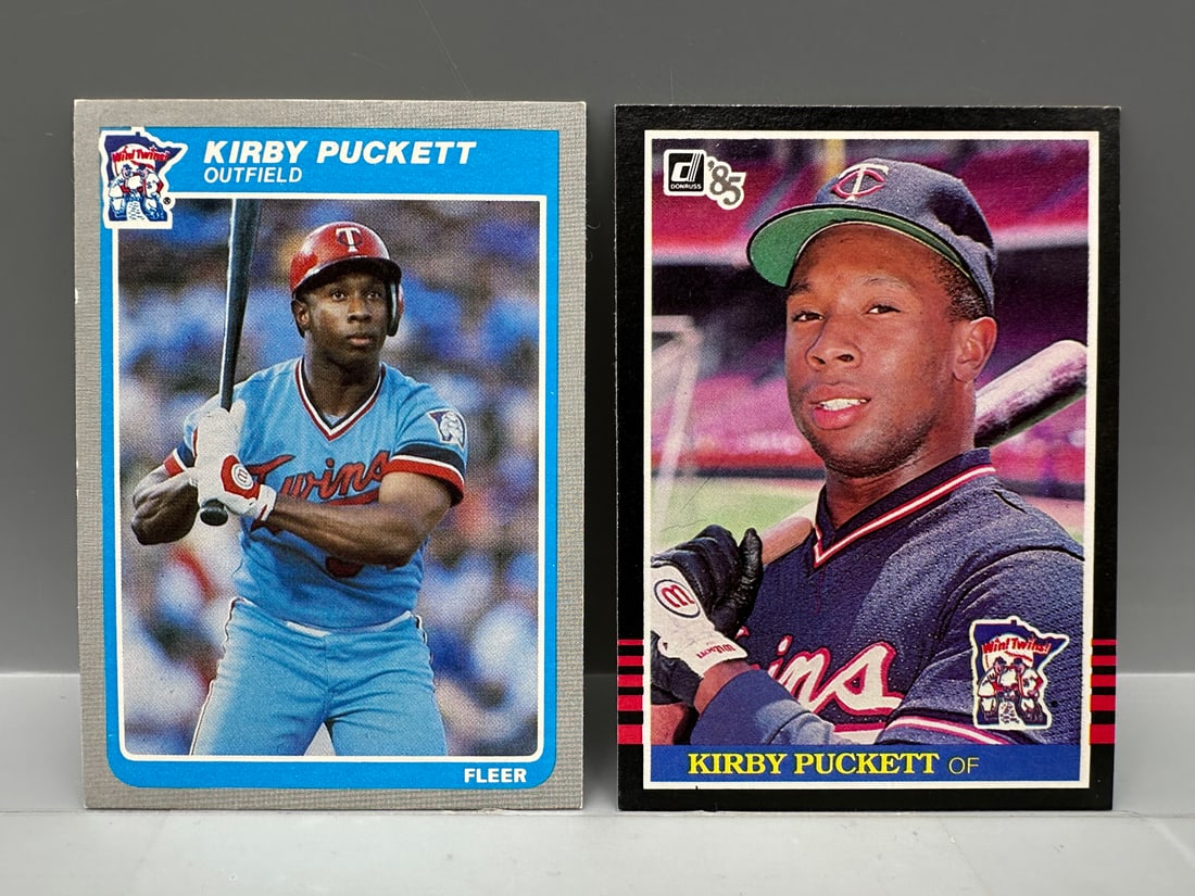 1985 Fleer & Donruss Kirby Puckett Rookie Cards: 1985 Fleer & Donruss Kirby Puckett Rookie Cards