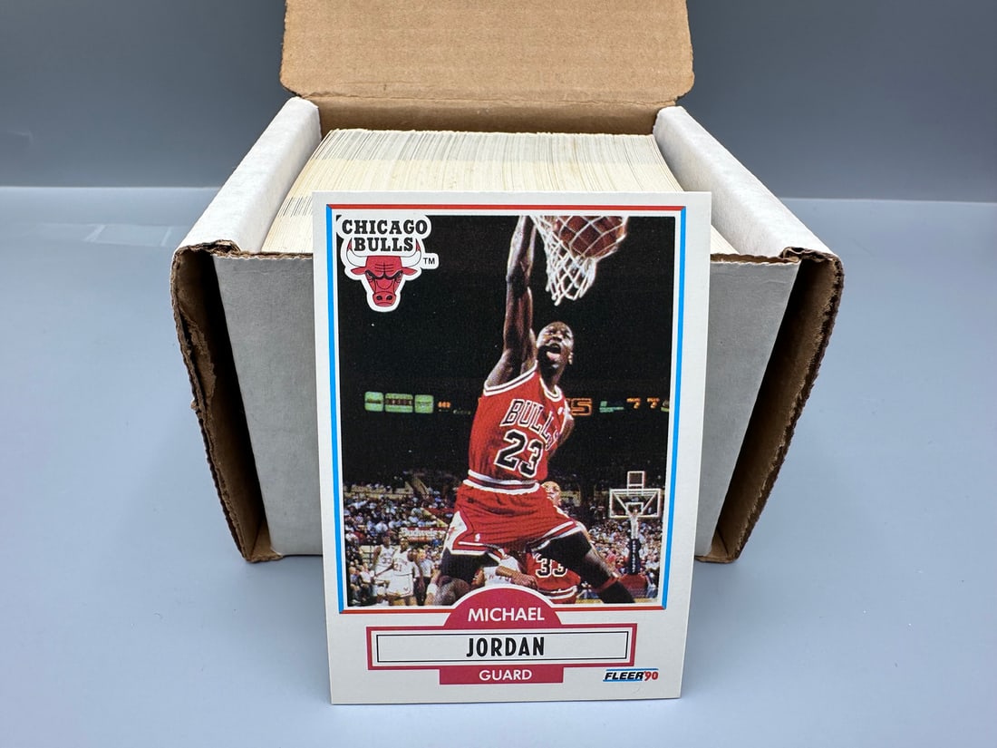 1990-91 Fleer Basketball Complete Set - Michael Jordan (1 of 2)