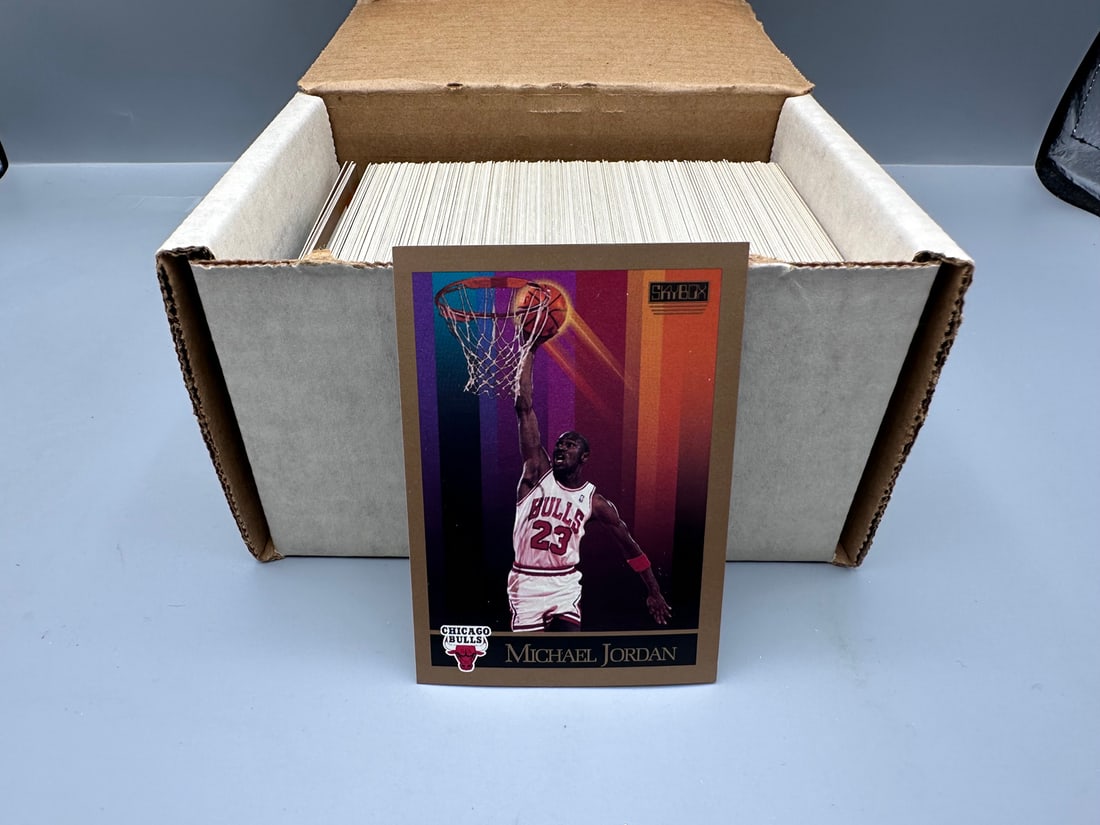 1990-91 NBA Hoops Basketball Complete Set - Michael Jordan (1 of 3)