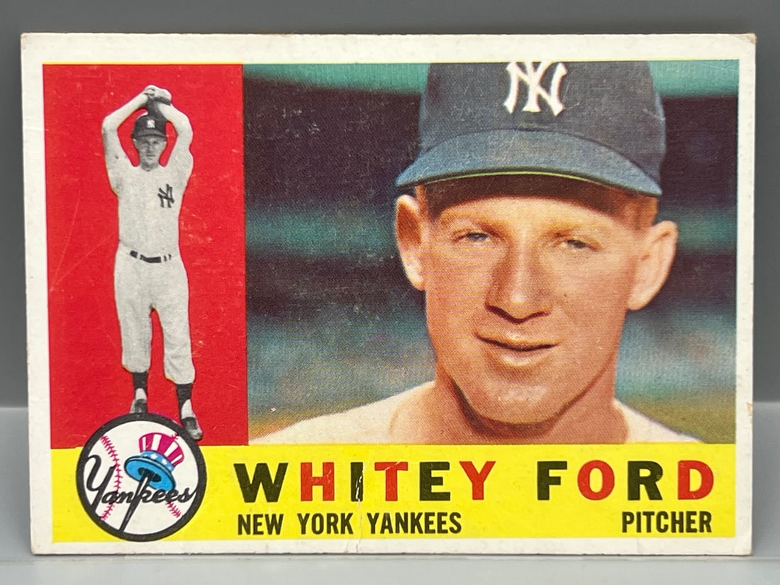 1960 Topps Whitey Ford #35: 1960 Topps Whitey Ford #35