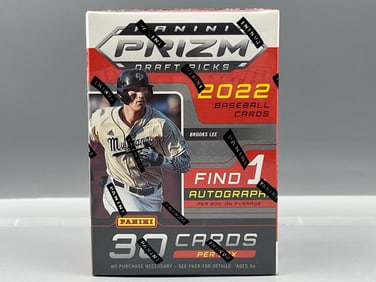 2022 Panini Prizm Draft Picks Baseball Factory Sealed Blaster Box - Possible Jacob Misiorowski &