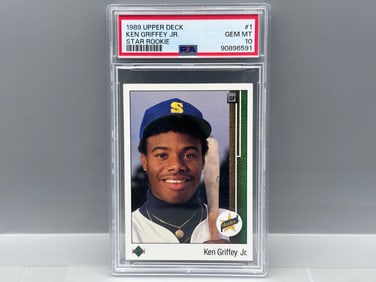 1989 Upper Deck Ken Griffey Jr #1 RC PSA 10 GEM MT