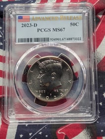 2023-D Kennedy Half Dollar - PCGS MS67 *Advanced Release*