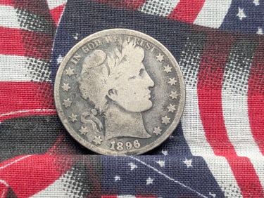 1896 Barber Silver Half Dollar *GOOD+*